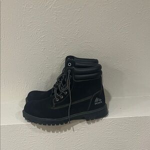 RBX Black Lace-Up Ankle Boots